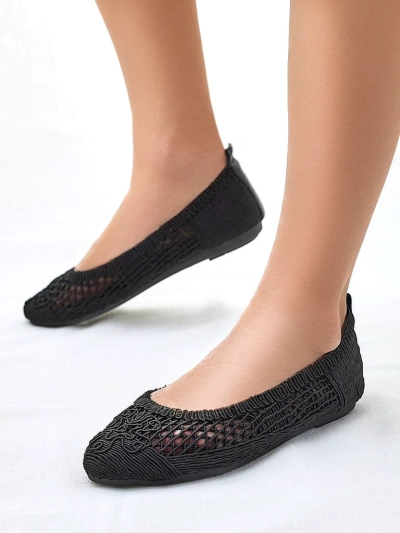 Royalfashion Damen perforierte Ballerinas Annete