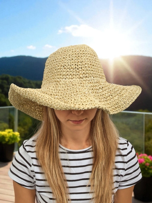 Royalfashion Жіночий солом'яний капелюх Lila Sun