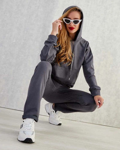 Royalfashion Damen-Sweatshirt-Set aus Baumwolle