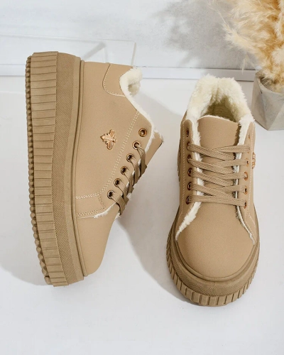 Royalfashion Warmed women's sneakers with fur Noxu