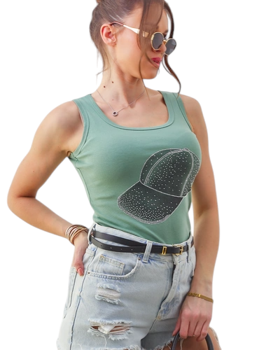 Royalfashion Baumwoll-Frauen-Top mit Kappe