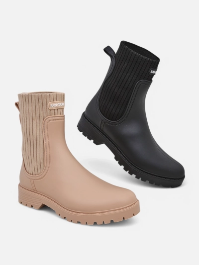 Royalfashion Damenmatte Gummistiefel Dasiine