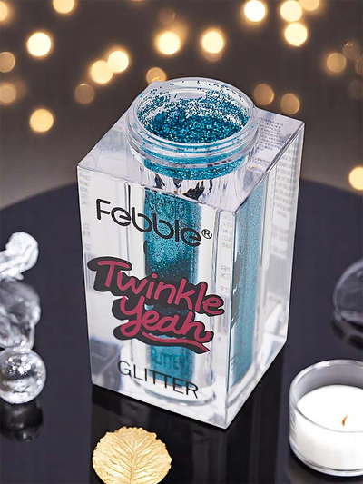 Glitter für Gesicht und Körper, Türkis