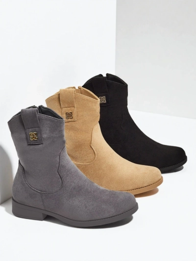 Damen Stiefeletten aus Öko-Wildleder Kelmoria