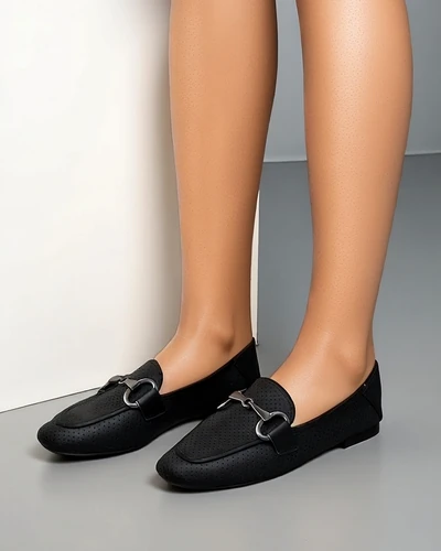 Royalfashion Damen perforierte Mokassins Laamba