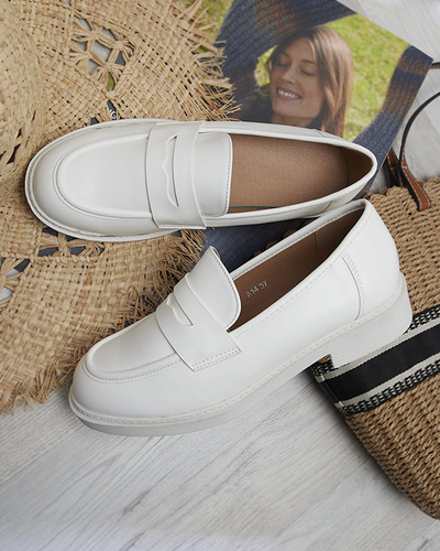 Damen Mokassins in weiß Selenna- Footwear