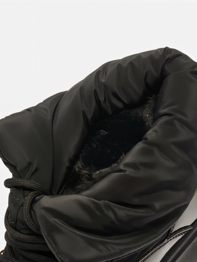 Royalfashion Damen Schlupf-Schneestiefel in schwarz Dabenda