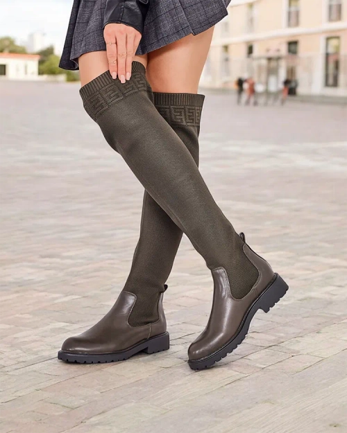 Чоботи-слипи для жінок Royalfashion Bifonus