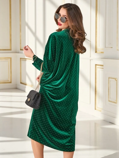 Royalfashion Damenkleid mit Raffung