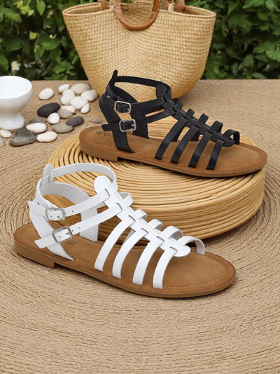 Royalfashion Damen-Sandalen im römischen Stil Roma Chic