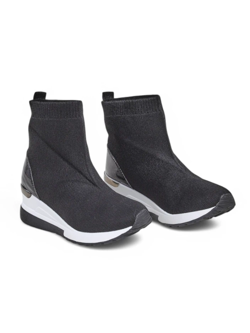 Royalfashion Жіночі снікерси на танкетці з стразами Viseq