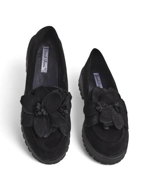 Роялфешн екосуміш жіночі мокасини з квіткою Floverse