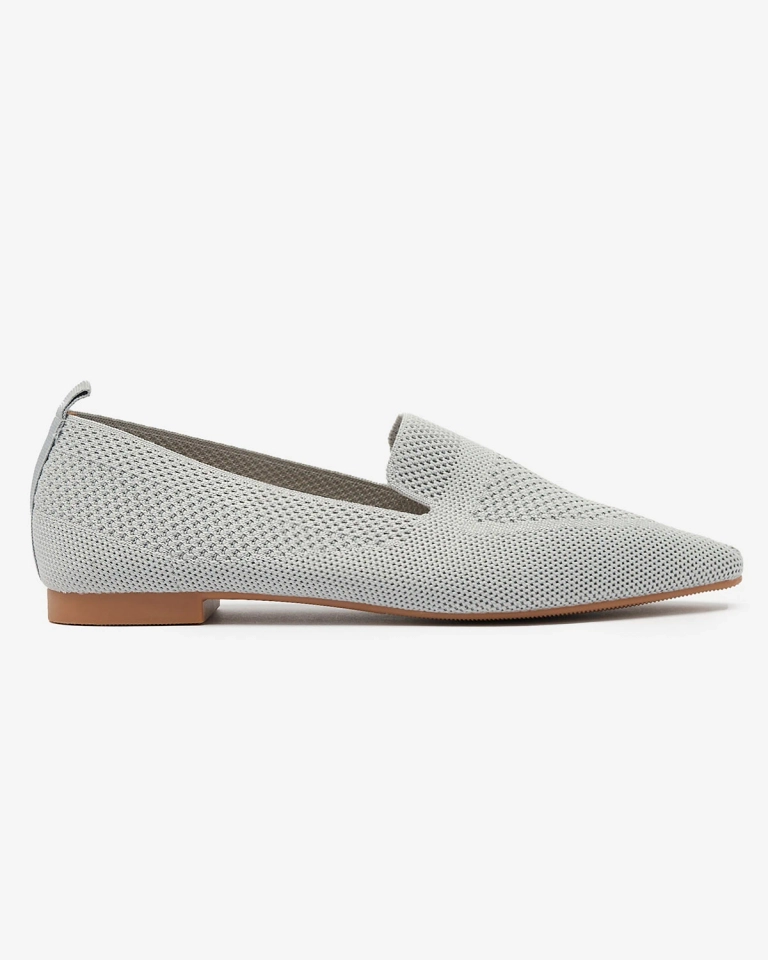 Damen Stoffballerinas in grau Aqsak- Footwear
