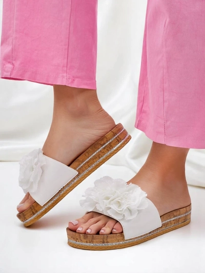 Royalfashion Damenhausschuhe mit Blumen Focce