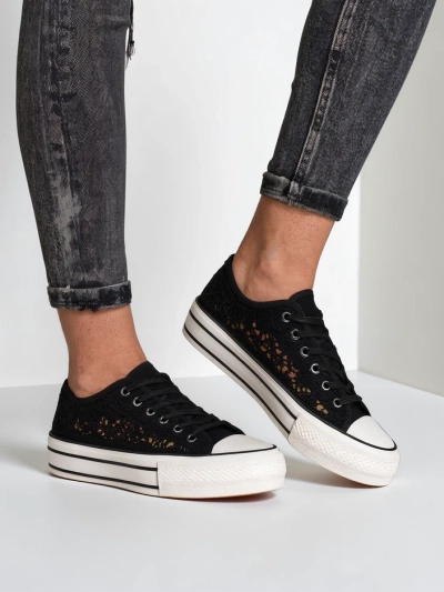Royalfashion Damen perforierte Sneaker Nizzet