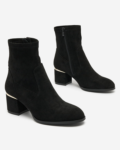 Royalfashion Schwarze Damenstiefel Rejerra
