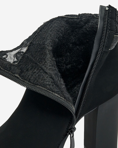 Royalfashion Women's Leroleda Decorated Stiletto Boots