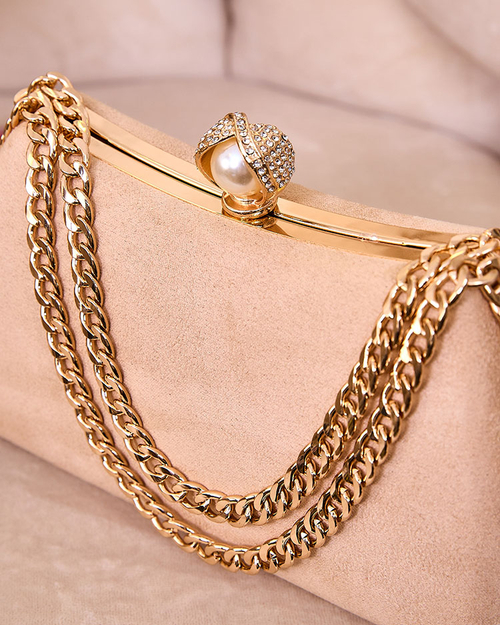 Жіночий клатч Royalfashion Бежевий