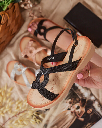 Royalfashion Damen Elova Zirconia Sandalen