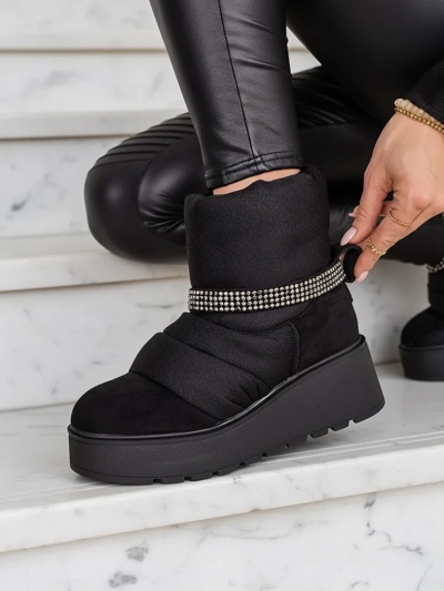 Royalfashion Damen Keilabsatz Schneestiefel Renosi