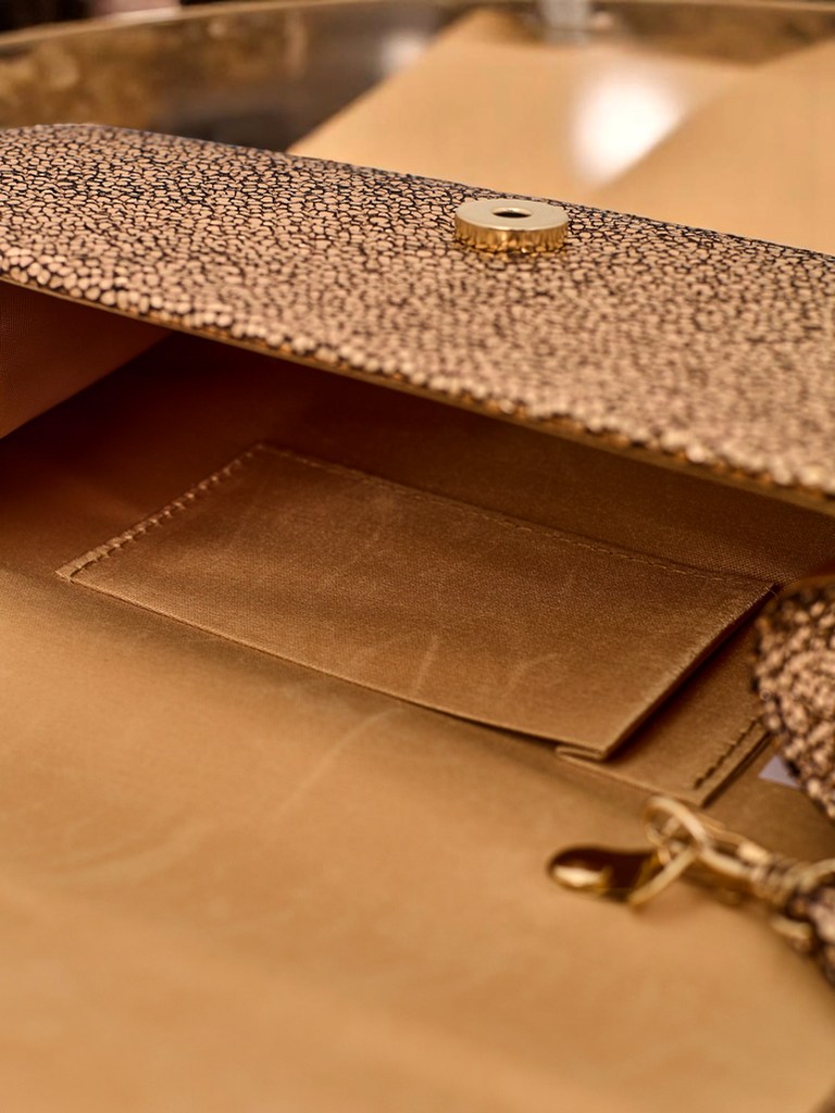 Royalfashion Damen Umschlag-Handtasche Glam Clutch