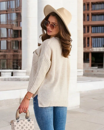Royalfashion Beige Damen Pullover