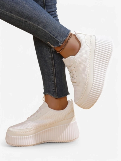 Royalfashion Damen Plattform Sneaker Siserra