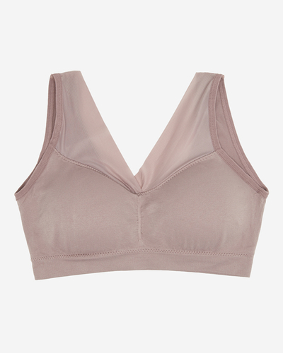 Lila Damen-Sport-BH mit breiten Trägern - Unterwäsche