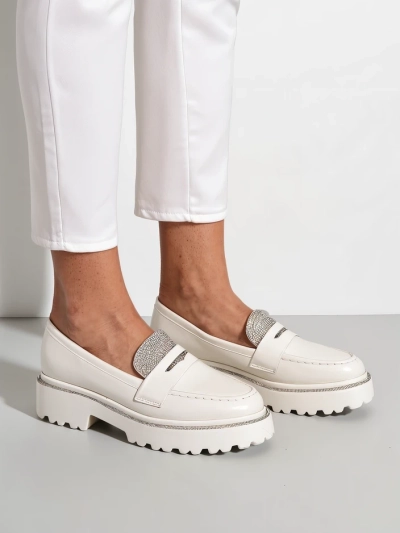 Royalfashion Damenmokassin mit Strass Vinness