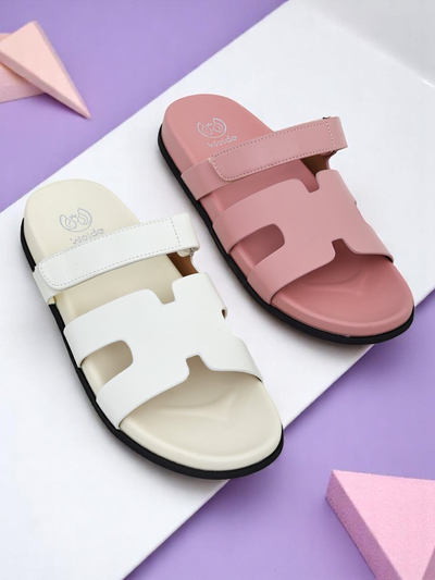 Royalfashion Damen-Pantoletten mit flacher Sohle Arian