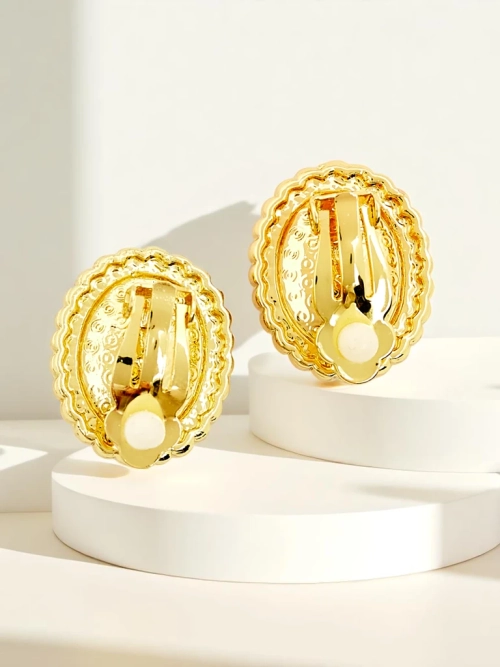 Royalfashion Жіночі кліпси з кристалом і кубічним цирконієм