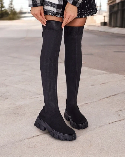 Royalfashion Damen Slip-On Stiefel Ohorro