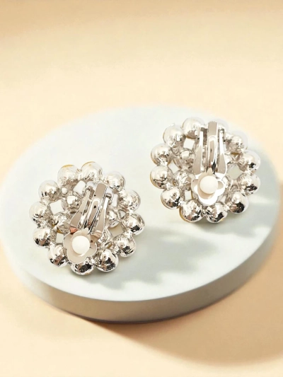 Royalfashion Damen-Clip-Ohrringe mit Zirkonia