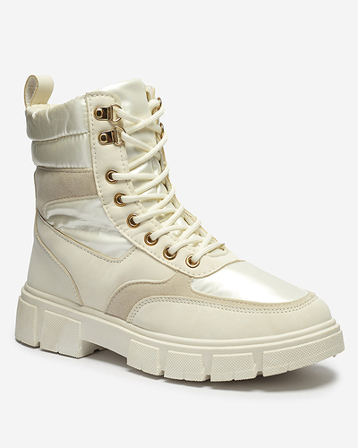 Cream Damen isolierte Trapper-Stiefel Kasemi- Footwear