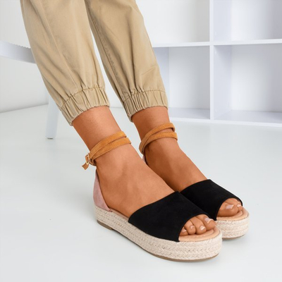 Bunte Damensandalen a'la espadrilles Mit freundlichen Grüßen - Schuhe 1