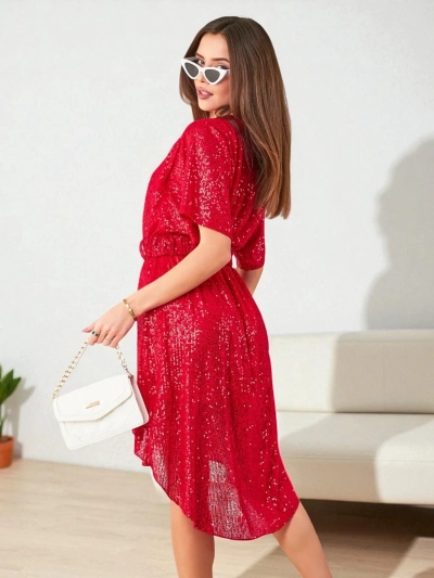 Royalfashion Damenkleid mit Pailletten