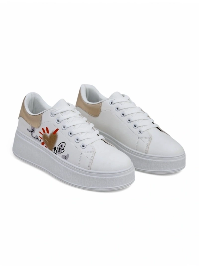 Royalfashion Damen Plattform-Sneaker mit Druck Alcape