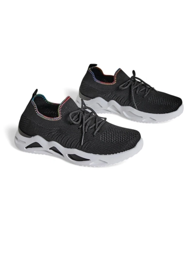 Royalfashion Damen Slipper Stoff Sport Schuhe Terrifa