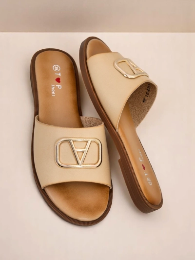 Royalfashion Damen-Hausschuhe Ohanna mit flacher Sohle