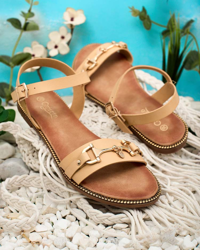 Royalfashion Dekorierte Damen-Sandalen von Umbe