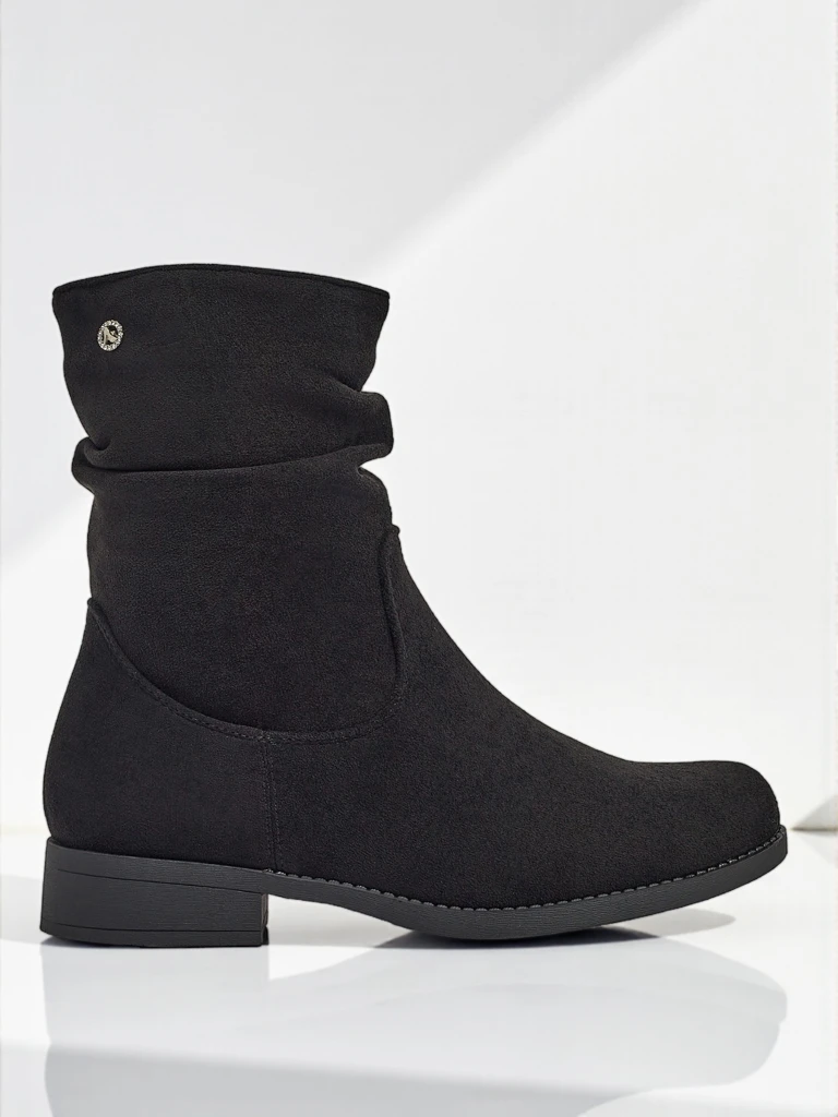 Höhere Damenstiefeletten Norvia aus Öko-Wildleder