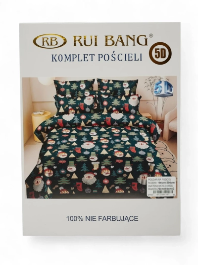 Royalfashion Постільна білизна святкова 160x200 комплект 3-ЧАСТИНИ