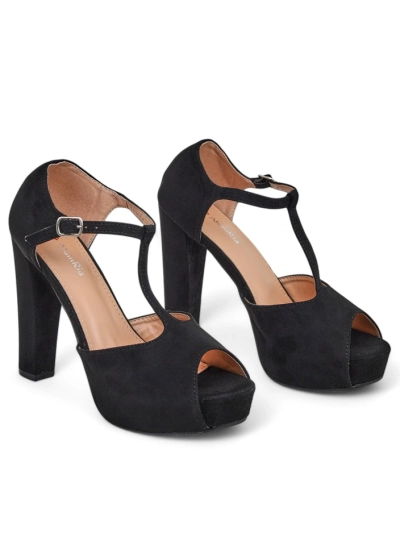 Royalfashion Damen Eco-Suede Pumps Cazelno