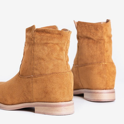 Eliana Stiefeletten aus Öko-Wildleder mit Keilabsatz