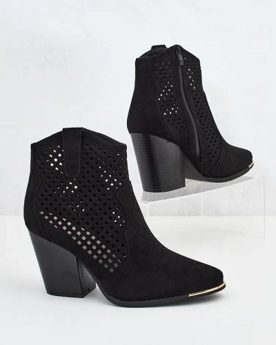 Royalfashion Women's Tonnet durchbrochene Stiefel