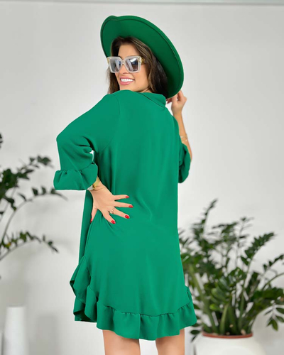 Royalfashion Damen-Oversize-Kleid mit Rüsche