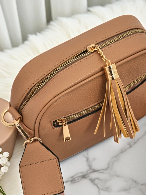 Royalfashion Маленька жіноча сумочка з екошкіри з кольоровим ремінцем Kovi Lace