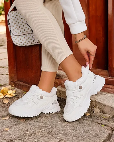 Royalfashion Damen gefütterte Sneaker Poriomo