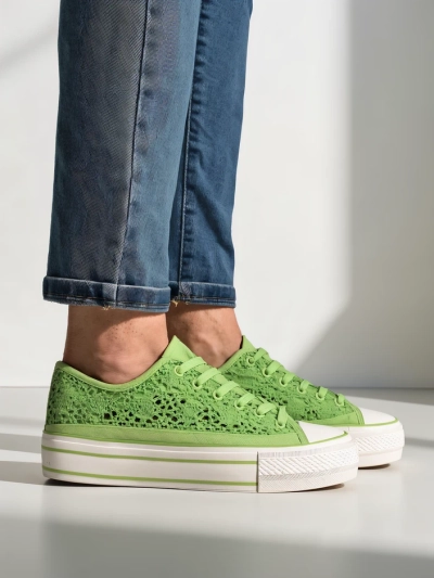 Royalfashion Damen perforierte Sneakers Nizzet