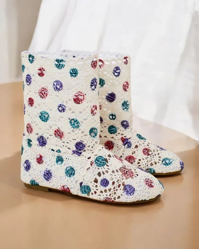 Royalfashion Durchbrochene Kinderstiefel Misuti